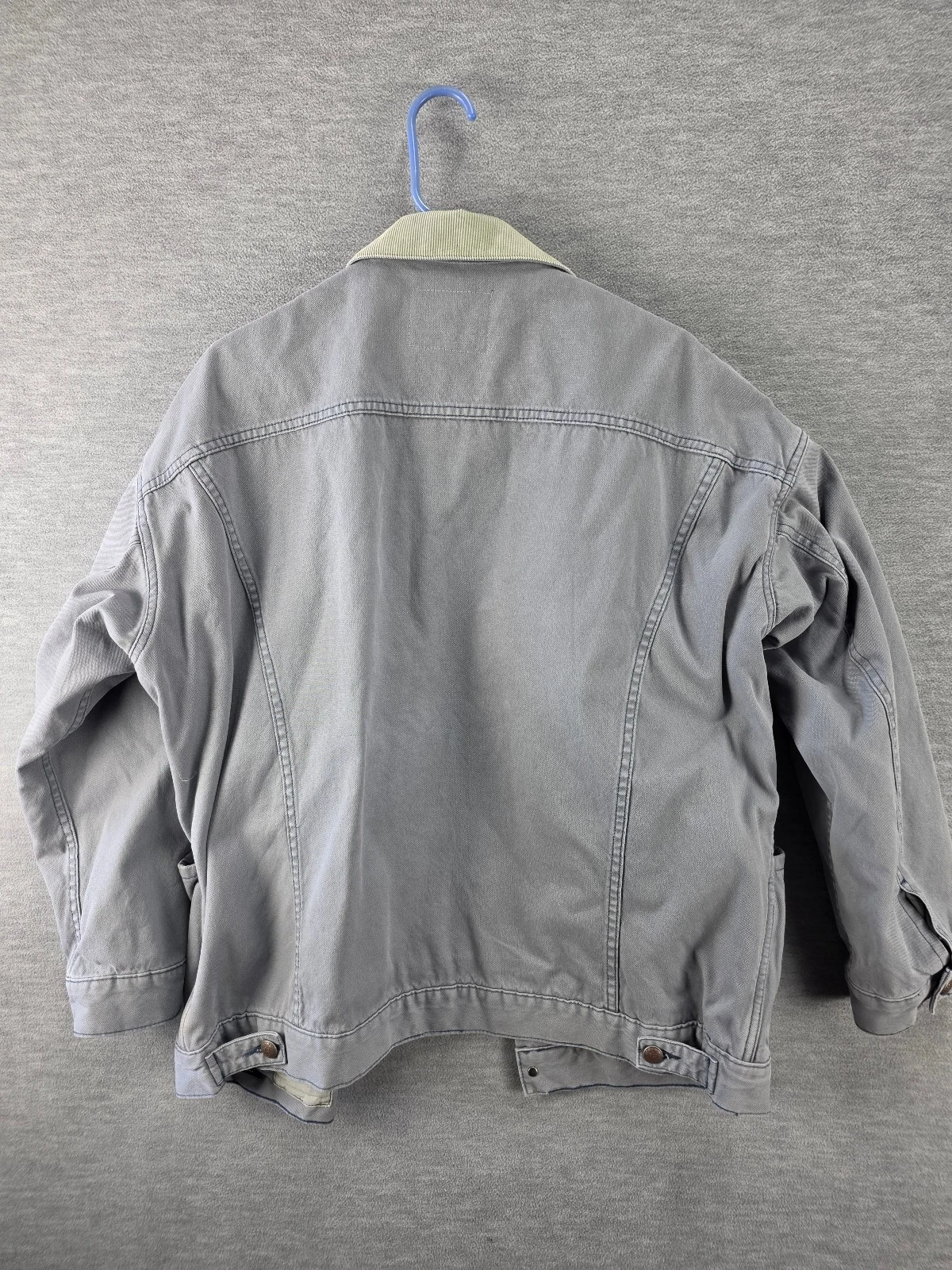 R13 Lacey Trucker Jacket Steel Blue Corduroy Collar Small image 7