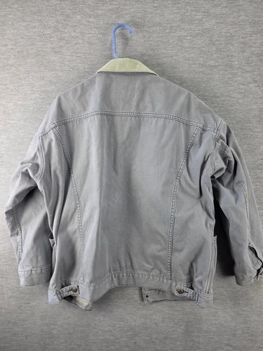 R13 Lacey Trucker Jacket Steel Blue Corduroy Collar Small image 7