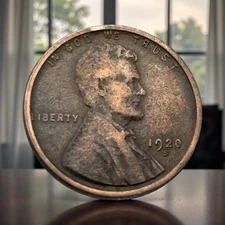 1920-S Lincoln Wheat Cent • RPM-001 S/S North • Error Variety • Red-Brown • Circ