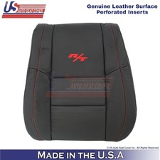 2014-2025 Fits Dodge Durango Rt Genuine Leather Driver Top Seat Cover Black