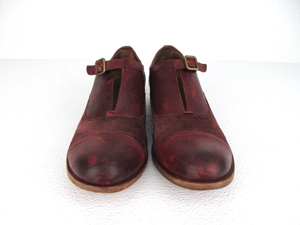 Kork-Ease Niseda Oxfords Burgundy Leather Women's Size 10 M - Image 2 of 4