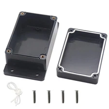 Waterproof Electrical Enclosure Plastic Junction Box w Fixed Ear 3.9"x2.6"x1.9"
