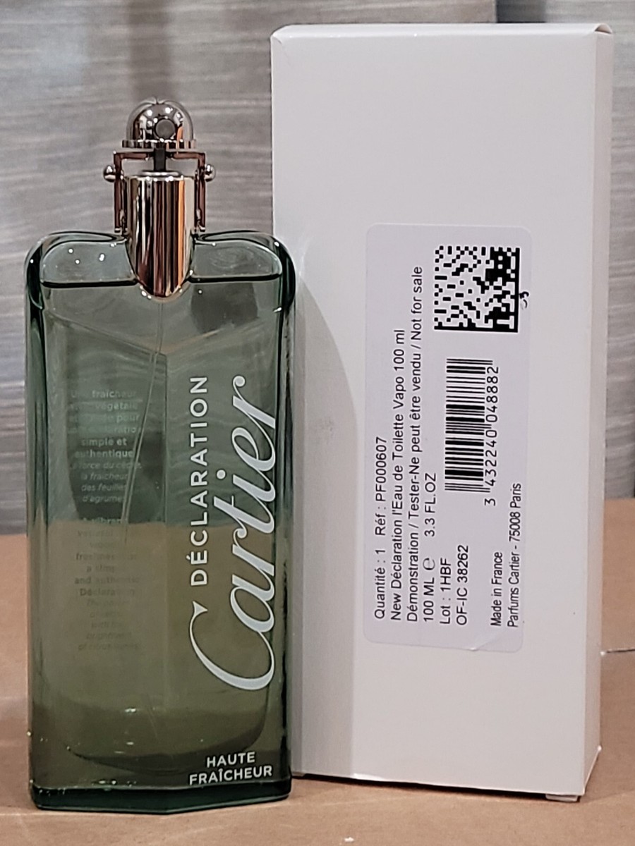 Cartier Declaration 香水 100ml Declaration Haute Fraicheur Cartier 3.3oz / 100 ml 100