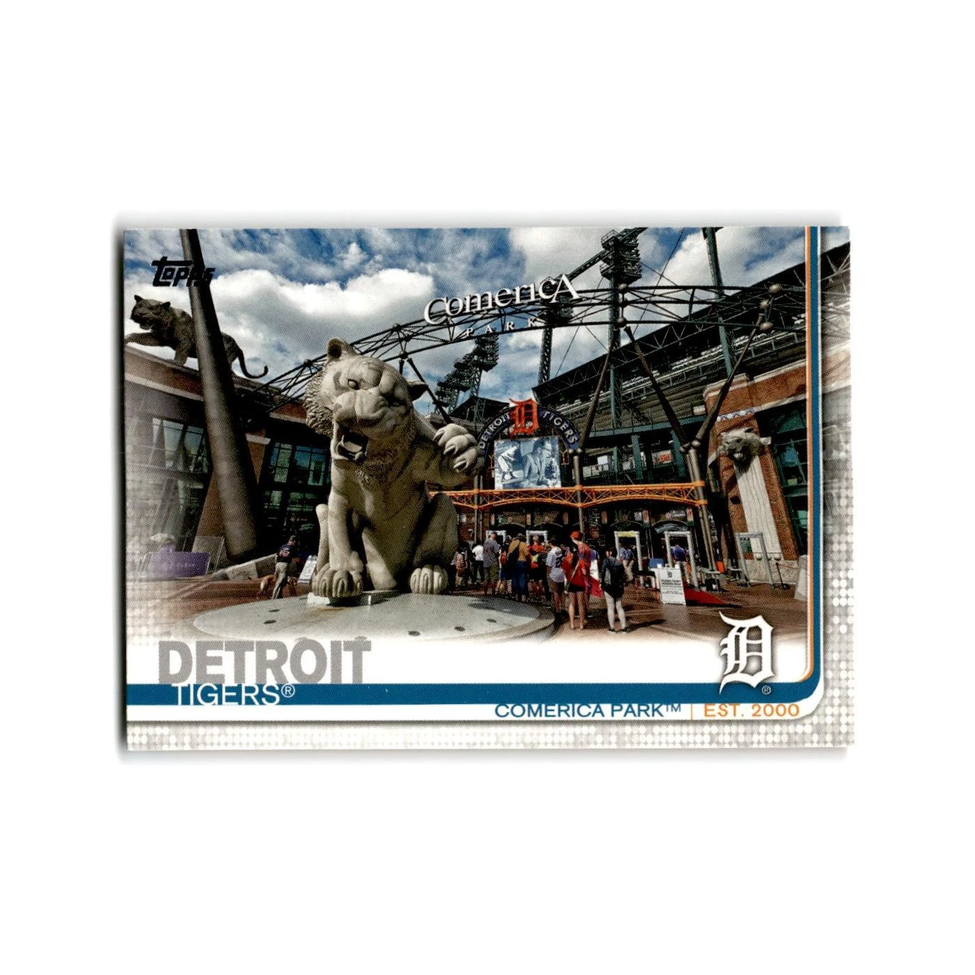 Comerica Park trading card