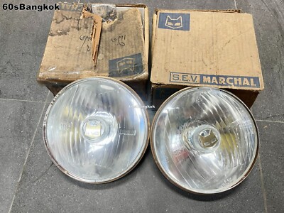 S.E.V. MARCHAL 882 IODE Headlights 6 1/2 inch COD 63151703 NOS