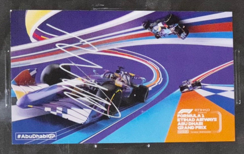 Max Verstappen "2023 Abu Dhabi F1 Grand Prix" Signed Autographed Photo Card PSA - Picture 3 of 7