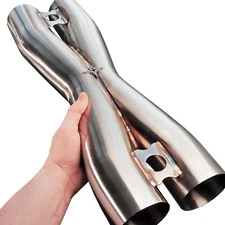 3" inch Crossover X-Pipe XPipe 304 Stainless Steel for Catback Exhaust X Pipe