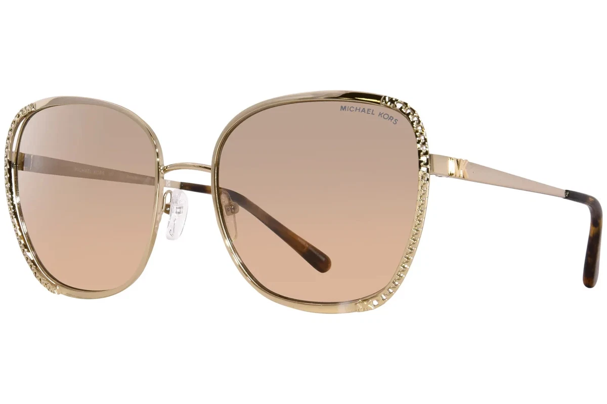 Michael Kors MK1015 Pandora Aviator Sunglasses Rose Gold Mirror Lens 1130R1 58mm Michael Kors Mk1015 Pandora Mk1015 Michael Kors Pandora  main image 3