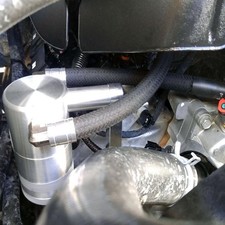 Billet Catch Can 5.7 Hemi Technology For 09-23 Ram Free Continental Braided Hose