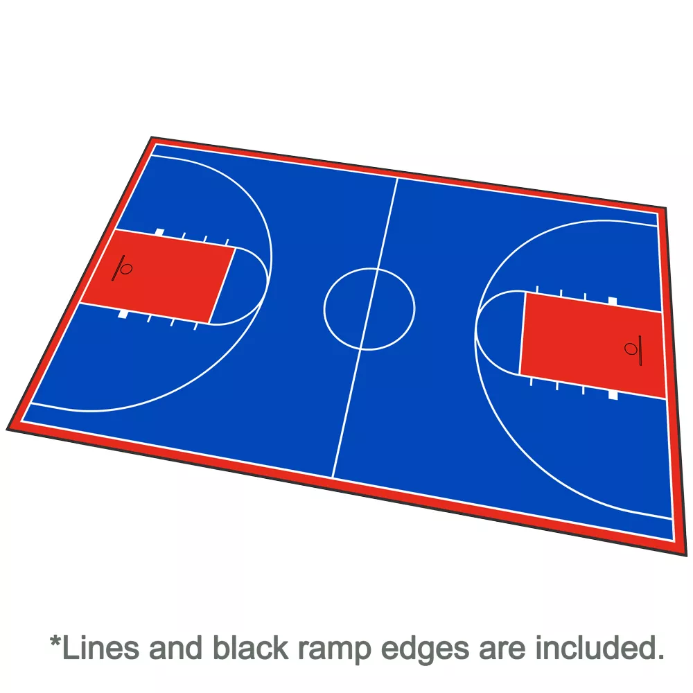 Basketball Court Lines and Areas