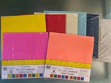 133 PAGES Scrapbooking Crafting 12"x12" Cardstock Paper Neutral/Bright Colors