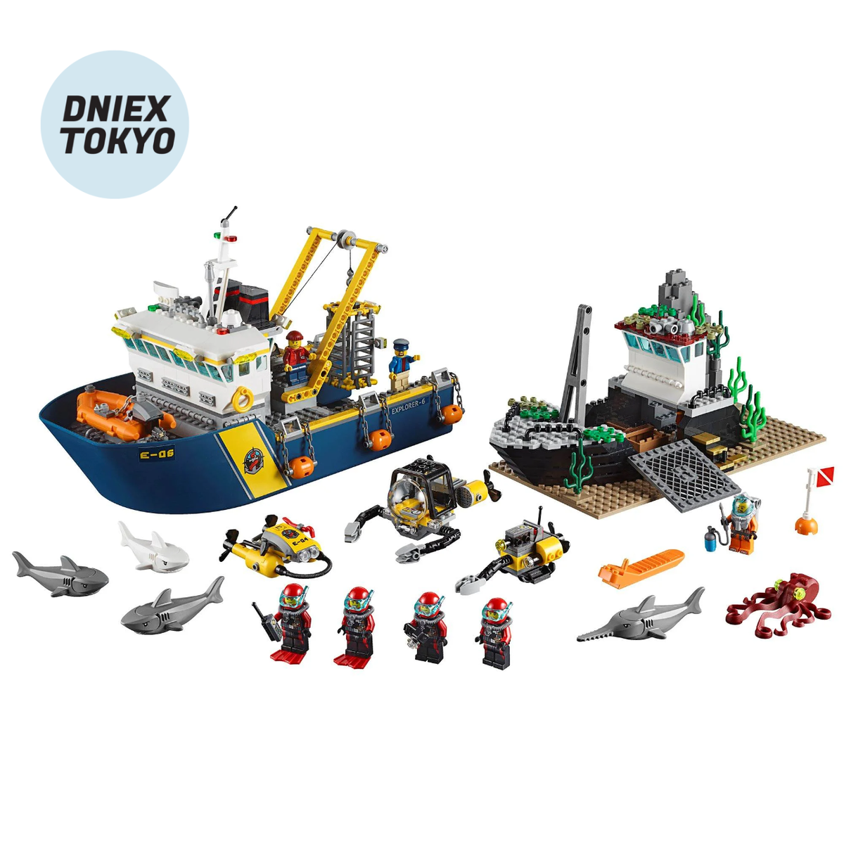 海 LEGO City Sea Expedition Undersea Exploration Vessel 60266 NEW