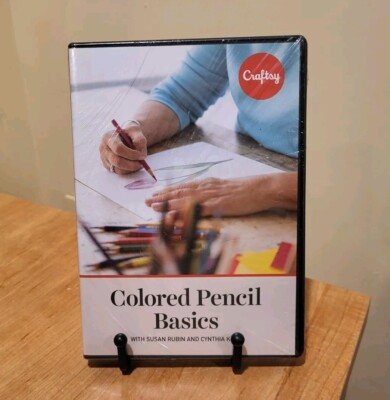 COLORED PENCIL BASICS  New Sealed DVD  2021  CRAFTSY  Susan Rubin Cynthia Knox