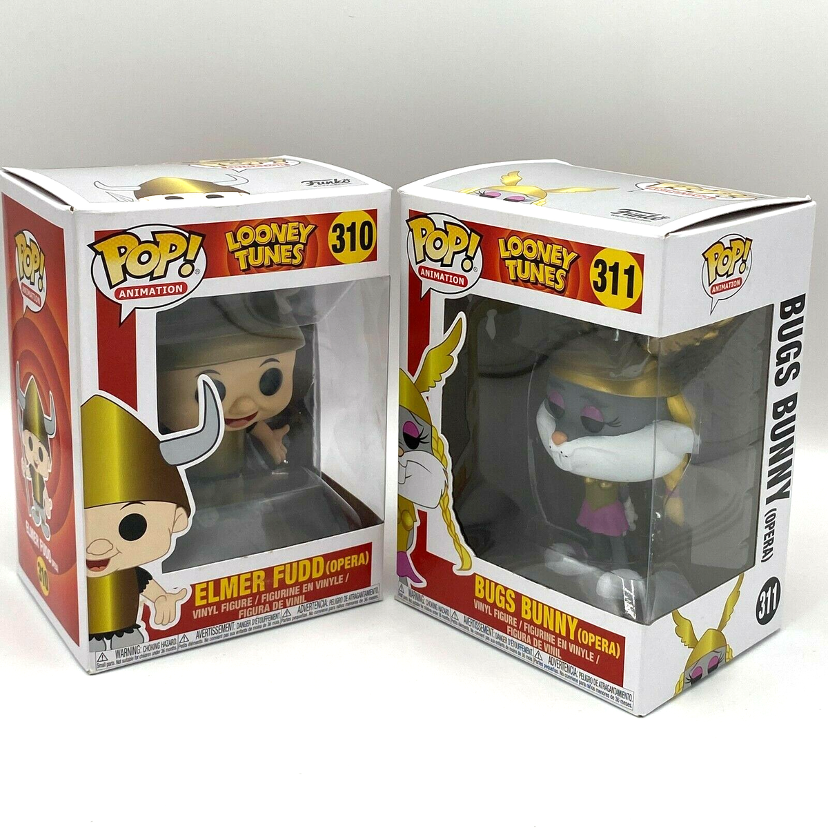 Funko Pop! Vinyl Looney Tunes Bugs Bunny (Opera) #311 & Elmer Fudd 