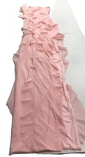 Windsor Pink Ruffle No Sleeve Dress Small