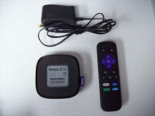 Roku 2 XD (2nd Generation) Media Streamer 3050X - Black Remote Power Cord 