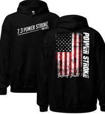 7.3 Powerstroke Hoodie, Mens Diesel Truck Sweatshirt, Hooded Pullover