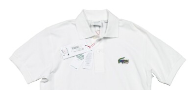 Lacoste x Netflix Men's White Organic Cotton Classic Fit Short