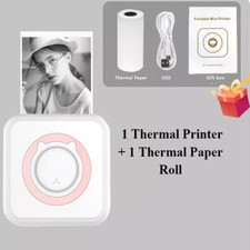 Mini Portable Wireless Photo Printer Thermal Pocket Phone Bluetooth Inkless NEW