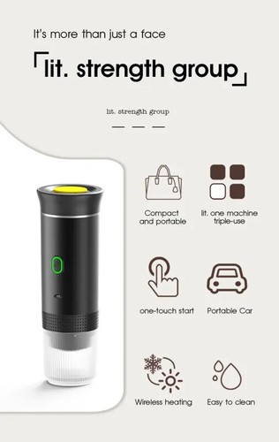 Portable Wireless Espresso Coffee Maker 3-in-1 Travel Machine for Car & Home - Picture 14 of 20