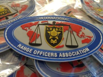 IROA - INTERNATIONAL RANGE OFFICER ASSOCIATION 3D-PVC-Aufnäher