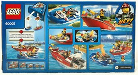 LEGO 60005 City Fire Boat New Factory Sealed 222 pieces Ages 5-12 really floats