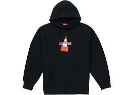 Sweat à capuche Supreme Cone noir M F/W 19