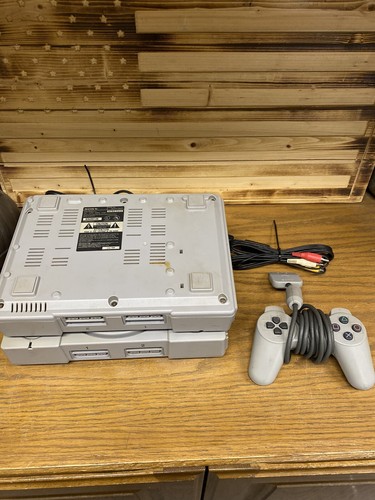 Sony PlayStation 1 Gray Video Game Consoles (2 Consoles) (1 Controller) - Picture 7 of 7