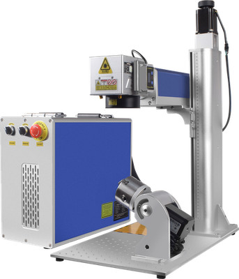 300W Auto Focus JPT M7 Mopa Fiber Laser Marking Machine Engraver