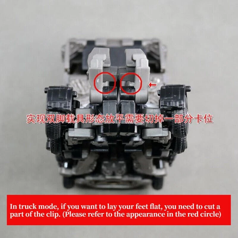 DIY Replace Feet Plate Upgrade Kit Accessories For SS90 Galvatron - Image 4 of 4