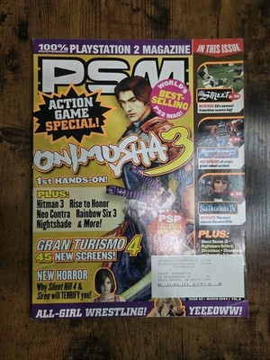 PSM Playstation Magazine March 2004 Issue 82 Vol 8 Onimusha 3