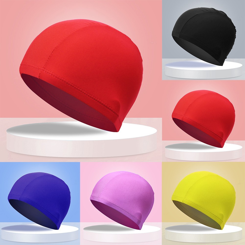 APL Cuffia da bagno unisex adulto tessuto donna elastica uomo moda cappello da bagno tessuto