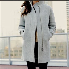 J. Crew wool blend City coat US 2