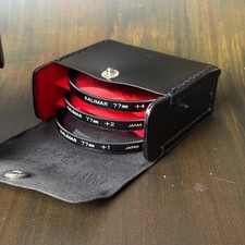 Kalimar  77mm Close-up Lens Set +1, +2 +4 Diopters. Made In Japan.