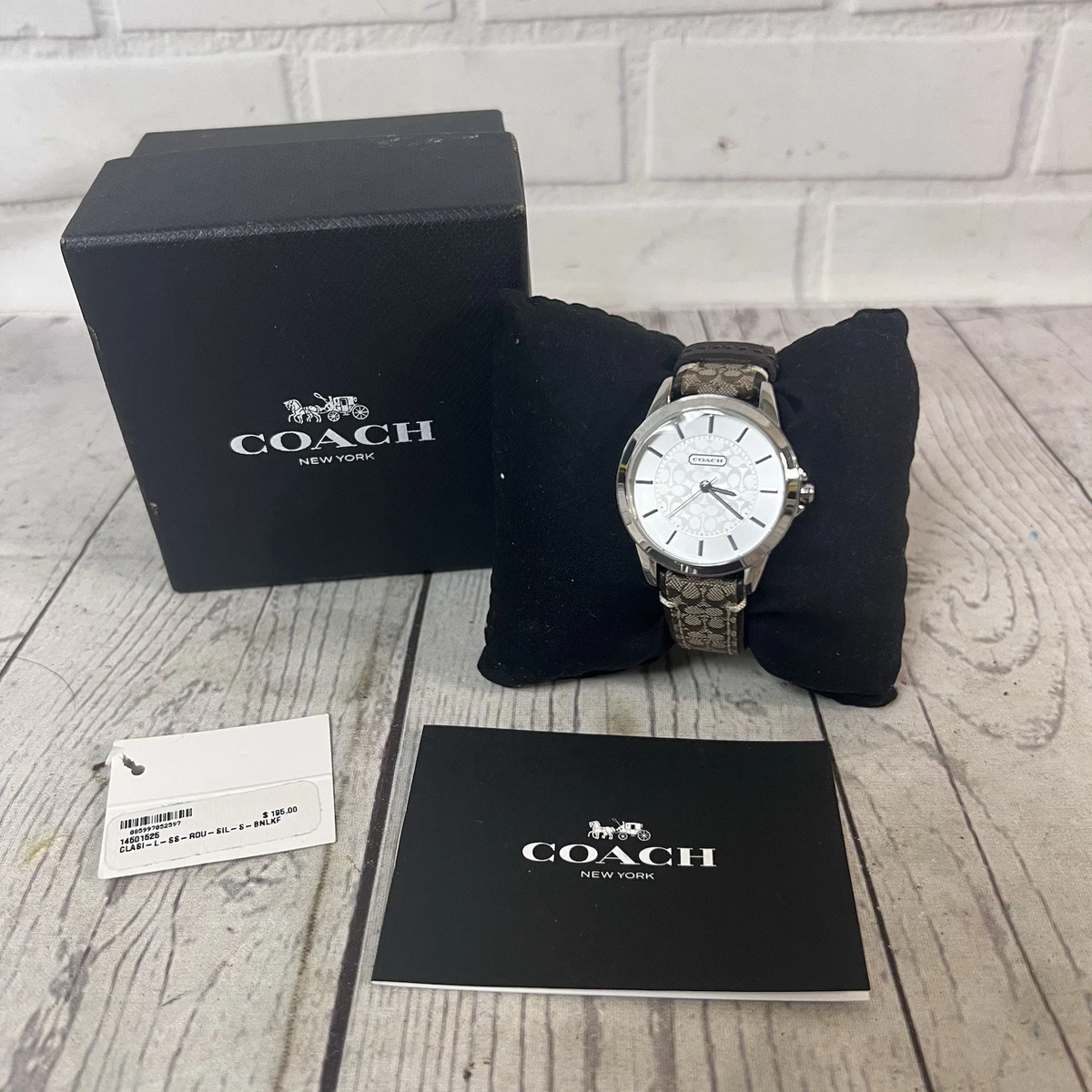 Coach Women Silver Band Wristwatches for sale | eBay