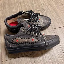 Embellished Studded Vans Old Skool Size 5 Rar...