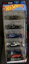 2026 HOT WHEELS 2025 FORMULA 1 F1 5 CAR PACK RED BULL MERCEDES WILLIAMS ALPINE