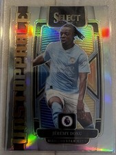 2023-24 Premier League Unstoppable Silver Prizm Jeremy Doku Manchester City