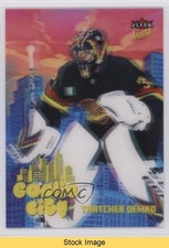 2023-24 Upper Deck Fleer Ultra Goalie City Thatcher Demko #G-7 READ vs3