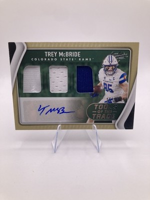 2022 Chronicles Absolute DP -Trey McBride Triple Patch AUTO RC TTT-TMC- 053 /199