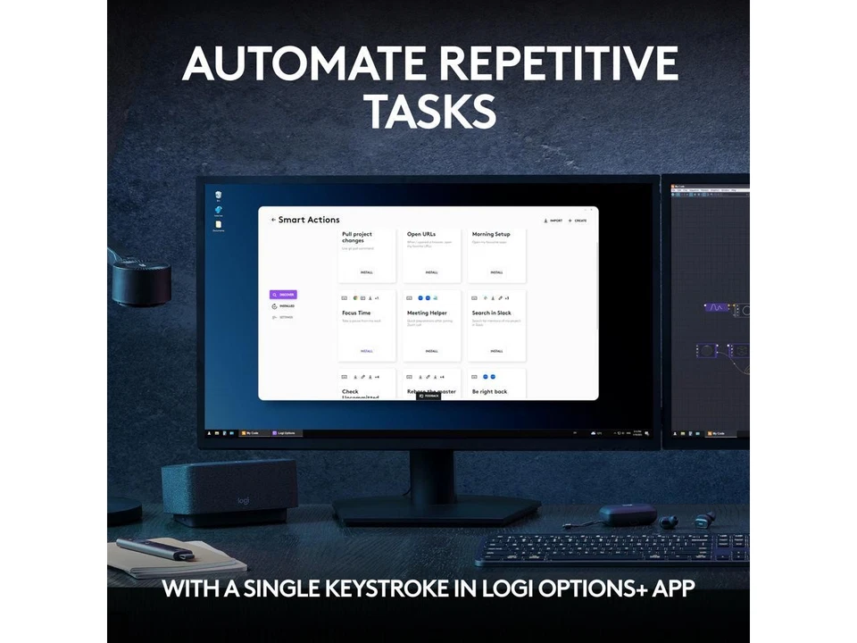 Logitech MX Keys S Wireless Keyboard, Low Profile, Fluid Precise Quiet Typing, - Image 3 of 4