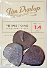 Jim Dunlop Primetone 1.4mm Sculptured Plectra - 3 Pack. Plus 10 Assorted Others.