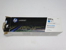 HP 201A Cyan Original LaserJet Toner Cartridge CF401A for M252 M277 Used