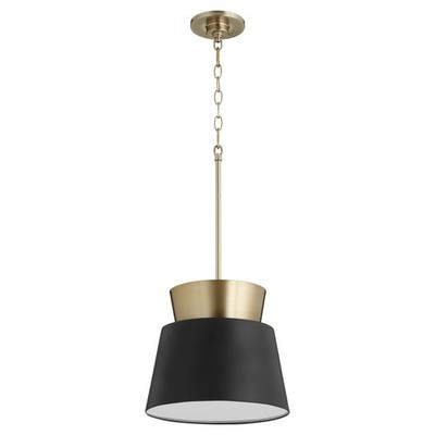 Trapezoids - 1 Light Pendant in Soft Contemporary style - 12 inches wide by