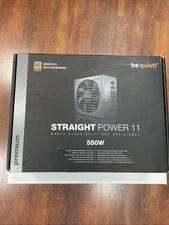 Be Quiet! BN640 Platinum Power Supply Unit 11 550W 80 Plus Straight
