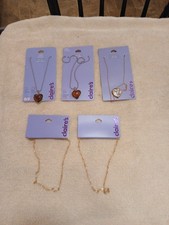 Lot Of 5 Varied Claire's Jewelry Necklaces. MSRP 46/lot. Great For Presents