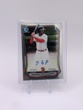Justin Gonzales 2026 Bowman Baseball #CPA-JG Chrome Prospect Auto Red Sox 1st