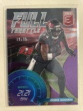 2021 Panini Donruss Elite - Full Throttle Chris Godwin #FT23 Purple /75