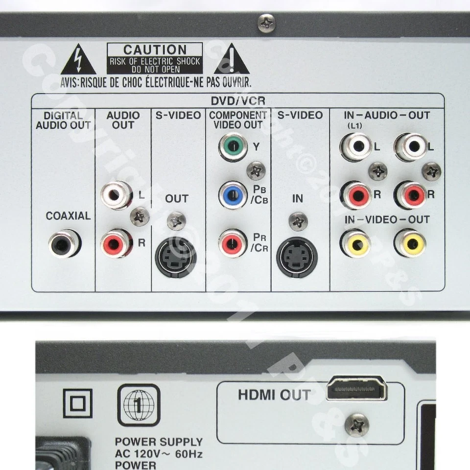 Magnavox ZV427MG9 DVD Recorder / VCR with Line-In Recording (No Tuner) - Image 4 of 4