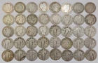 Silver Barber & Standing Liberty Quarters Roll (40)  90% Silver Mixed Dates